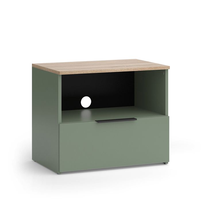 Meuble TV Wido 60x50cm avec tiroir Vert Vicco 56612