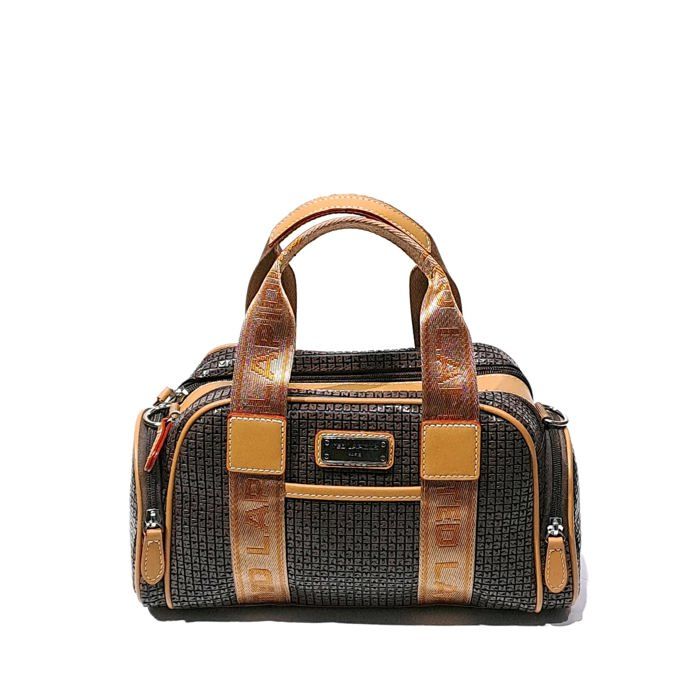 Ted Lapidus Fidelio - Sac à main cuir Marron TL08412MF Ted Lapidus Fidelio - Sac à main cuir Marron TL08412MF