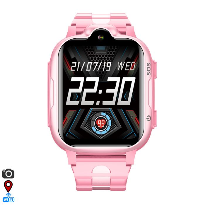 DAM Smartwatch K15 4G GPS. Localisation spéciale pour enfants avec caméra fonction de suivi appels SOS et appel vidéo.