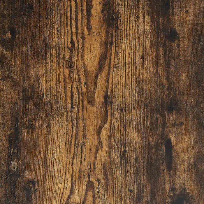Buffet bahut Placard de rangement - Brun Buffet haut - Chêne fumé - 50x35x180 cm - bois dingénierie - 559379028