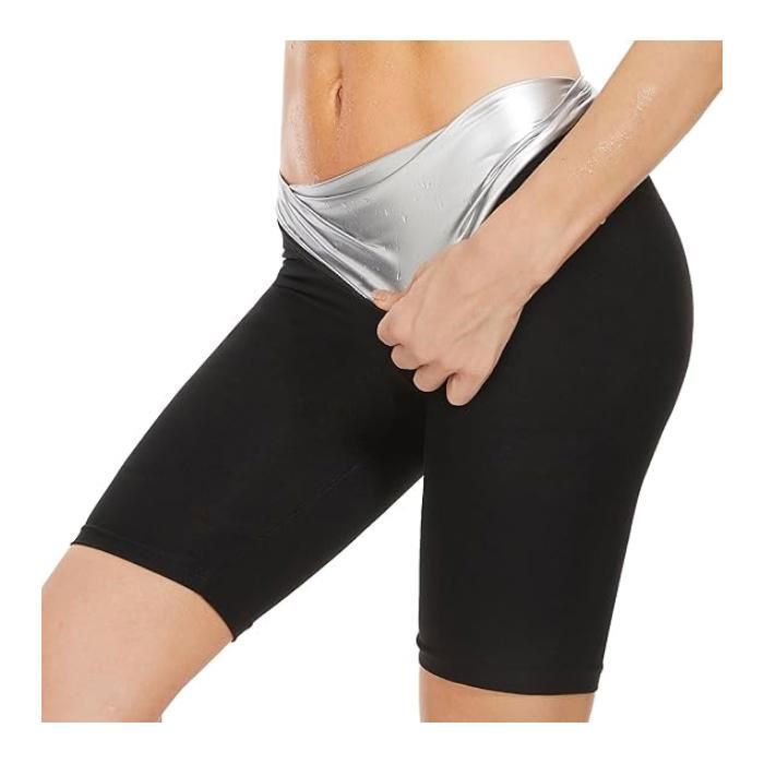 Pantalon Sudation Amincissante Short Legging de Sudation Femme Taille Haute Ventre Plat Maigrir Sudation Sport Pantalon Sauna Shape