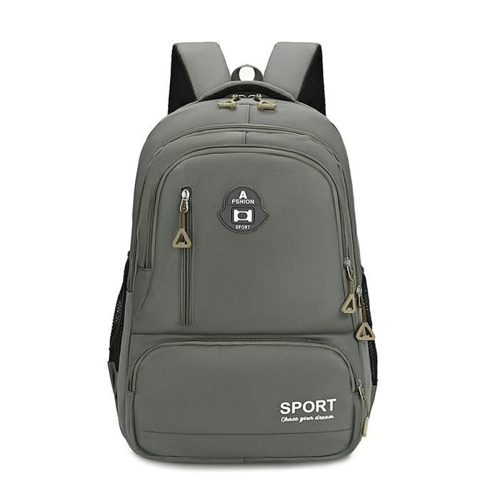 Sac à Dos Enfant Cartable Fille Primaire Cartable Garçon Fille Primaire Sac Multicompartiments Style Sportif École - Gris