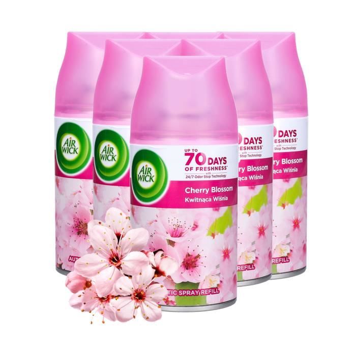 Désodorisant Air Wick Freshmatic au parfum de Cherry Blossom 250ml - 6 pièces