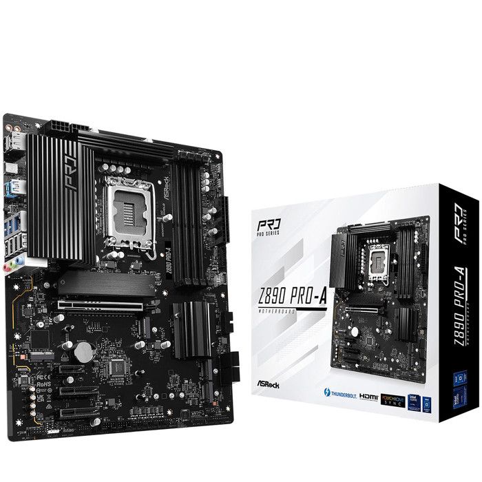 Carte mère ATX - ASRock - Z890 Pro-A - Socket 1851 - DDR5 - M.2 PCIe 5.0