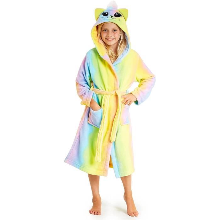 peignoir bebe licorne