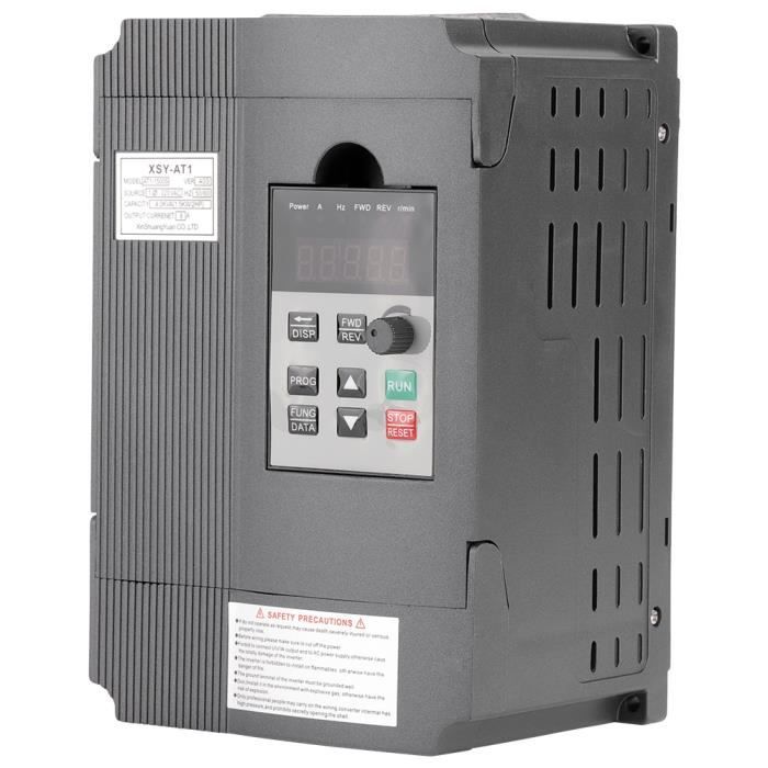 Entraînement à Fréquence Variable monophasé Variateur pour Moteur 220V 1.5kW VFD