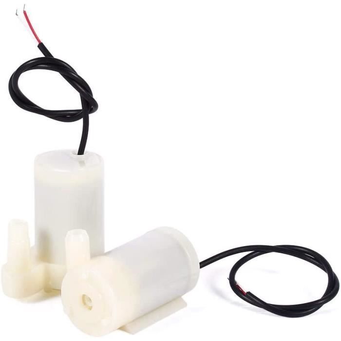Pompe a Eau 12v, Mini Pompe à Eau Submersible Moteur Sans Balais 800l/h 5m, Pompes à Eau pour la Circulation de l'eau de la Piscine de Fontaine Solaire d'aquarium d'étang de Bassin