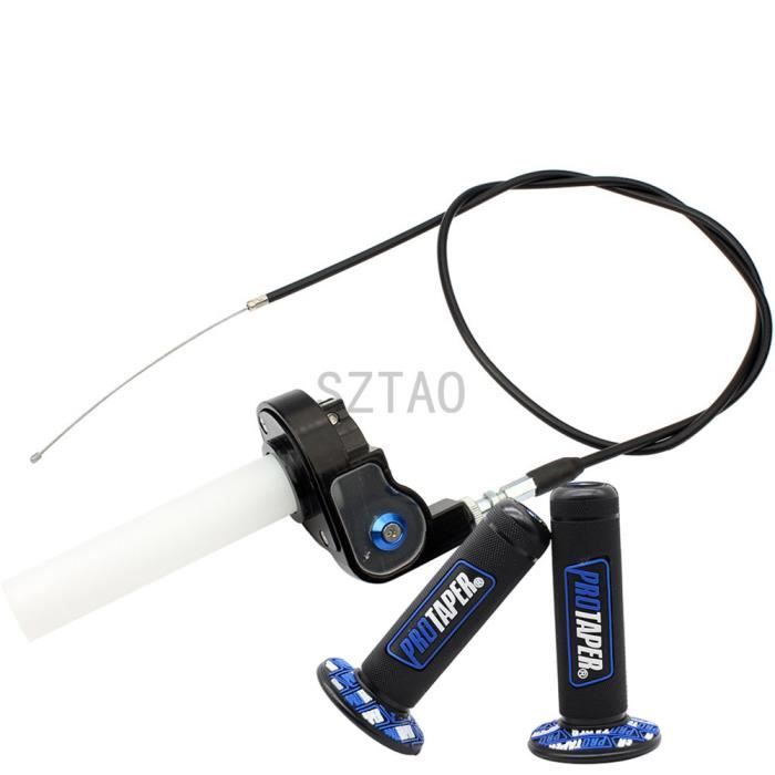 Pwshymi Poignée De Contrôle De Vitesse Poignée D'accélérateur De MOTO Avec Câble D'accélérateur