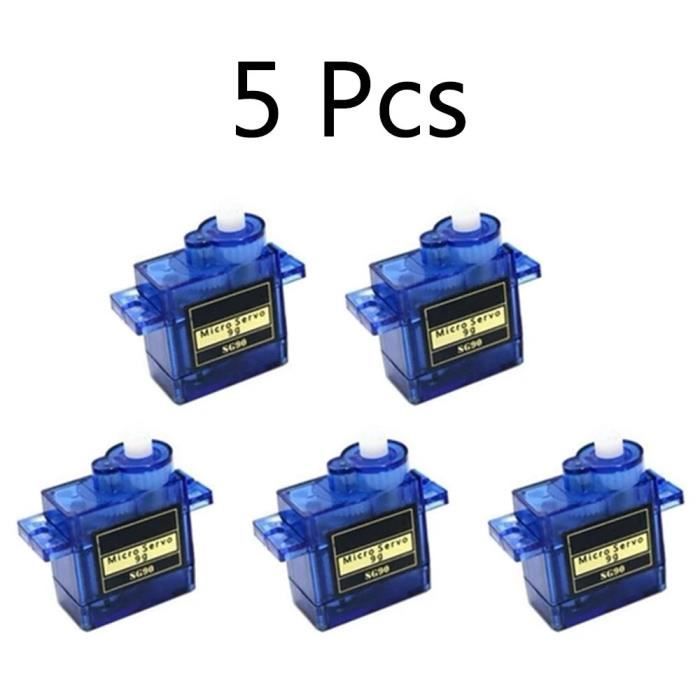 Lot De 20 Servomoteurs SG90 9g – Micro Servo Pour Hélicoptère, Avion, Voiture, Bateau Et Robotique – Commande Radio