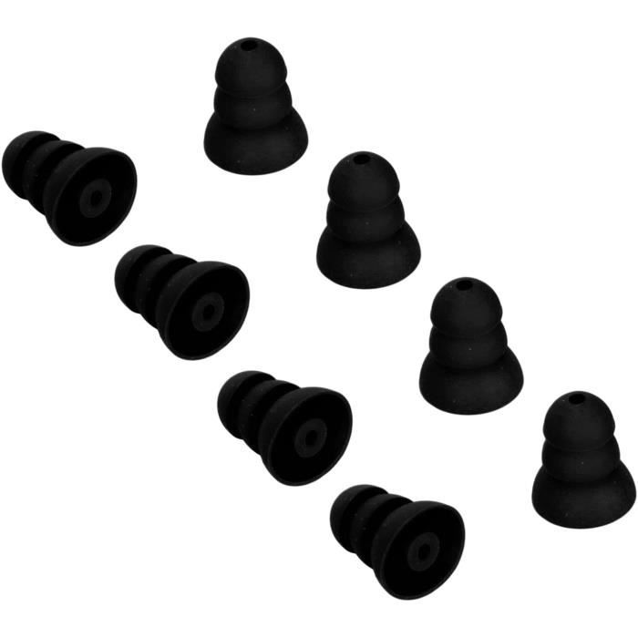 Bouchons D'oreille Silicone -45dB - Pour Dormir, étudier Ou Voyager - Lot Avec 8 Embouts Violet
