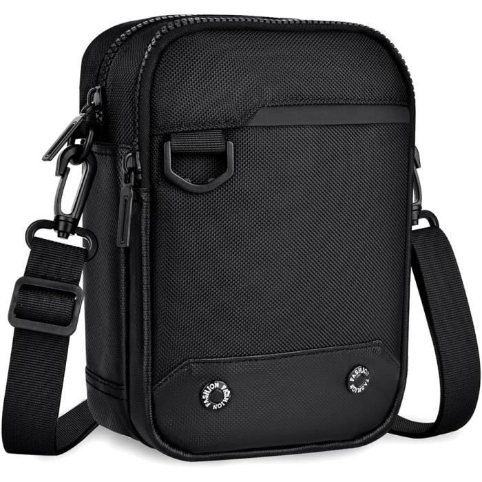 Sac Bandoulière Nylon BagStreet 2225 - Petit Format, Réglable, Multi-usage - Unisexe