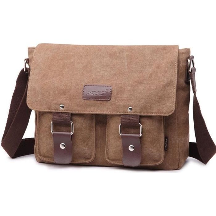 Sac besace femme en toile Cdiscount