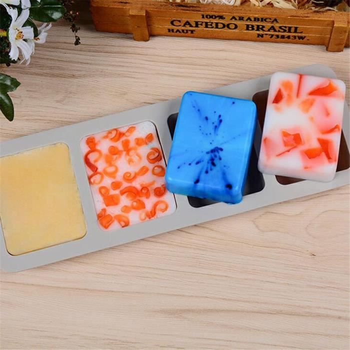 MOULE A SAVON DIY 4 Savon Grille en silicone Moule à la main Savonnerie place Moisissures outil