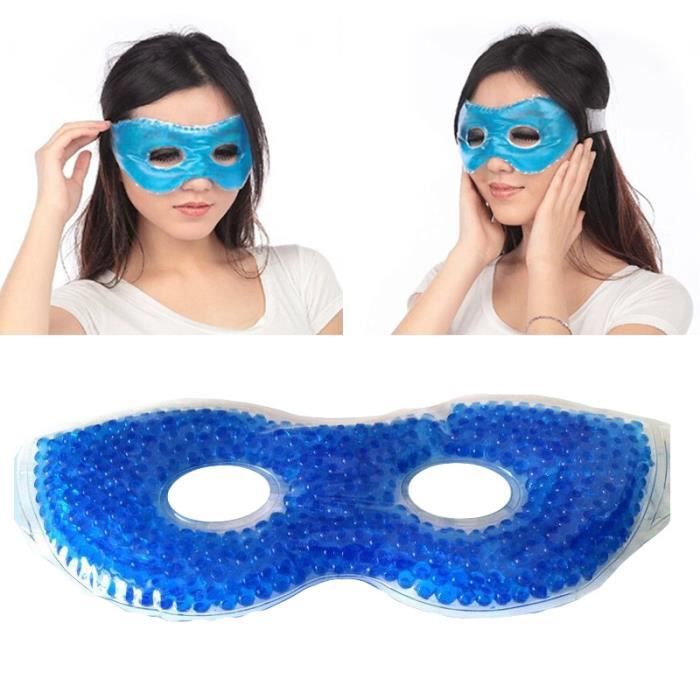 Masque en gel pour les yeux, thérapie chaude et froide, sauna, migraine,  pont unique, massage de la tête, instituts anti-stress, sommeil, chapeau de  glace, soins de santé