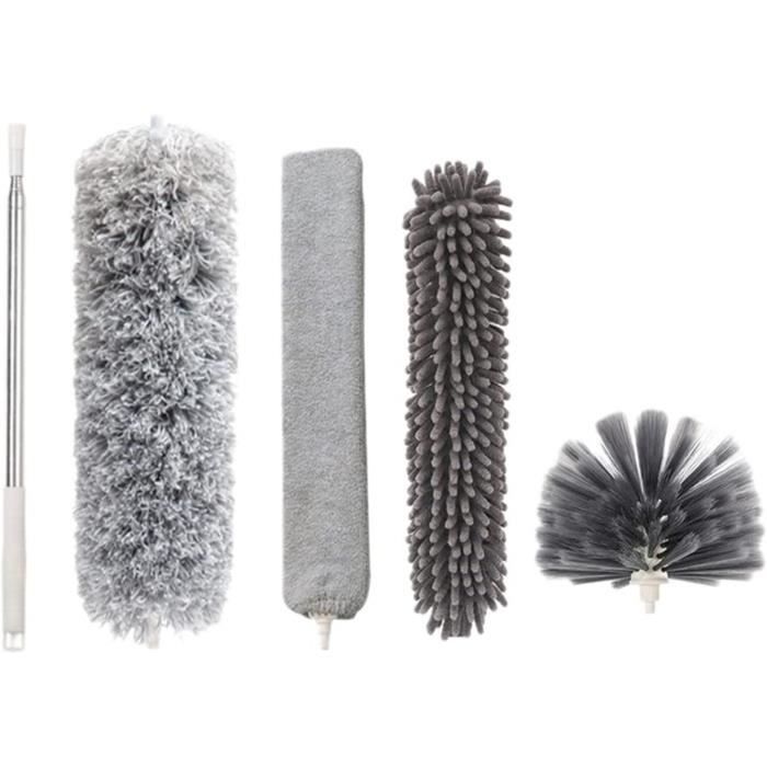 Plumeau Plumeau Avec Extendable Pôle Télescopique (acier Inoxydable