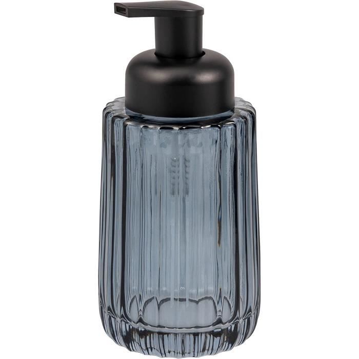 Distributeur De Savon Mousse En Résine Imitation Noyer - Grande Capacité 500ml - Pompe à Mousse Pour Salle De Bain