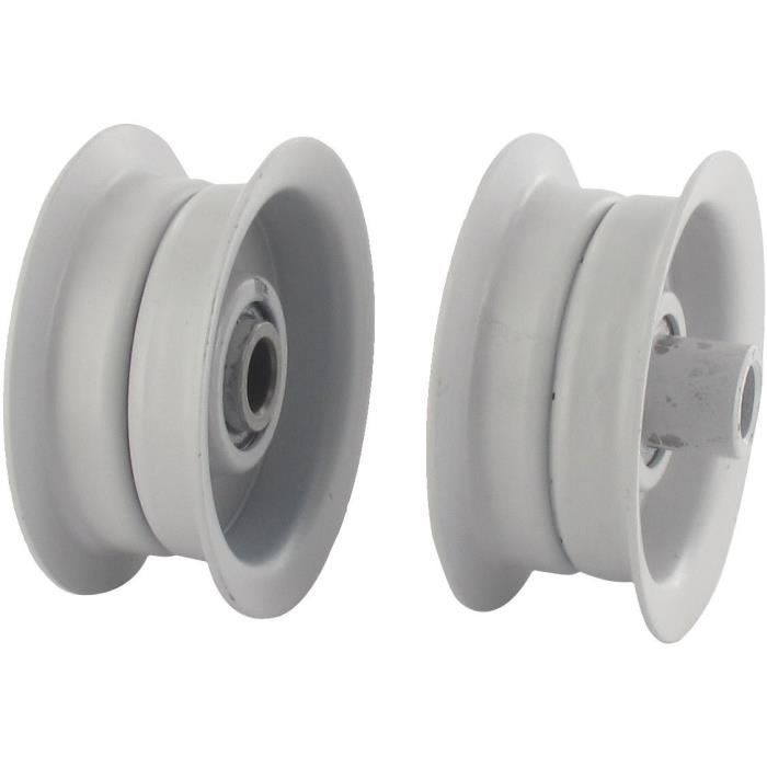 Poulie tendeur gorge plate Ø ext. 65,50 mm Ø int. 9,53 mm PGP02