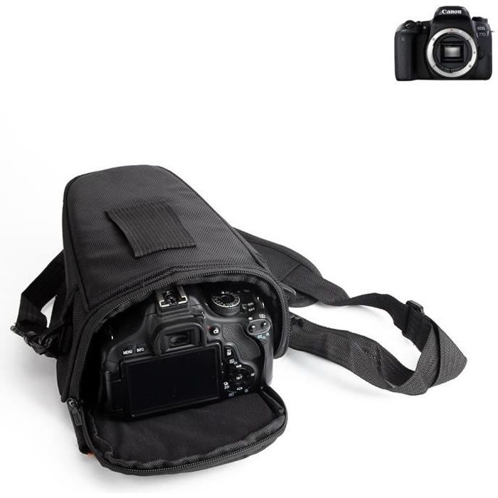 Pour Canon Eos 77d Sac Pour Appareil Photo Reflex Sacoche Gadget