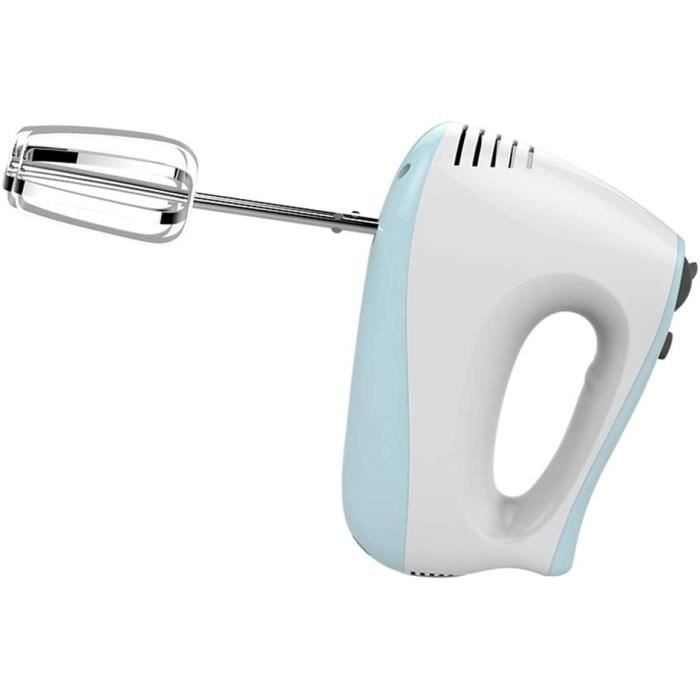 Batteur Manuel électrique Breville Flow 240W - 5 Vitesses + Boost, Batteurs Inox, Crochets Pétrisseurs - Gris
