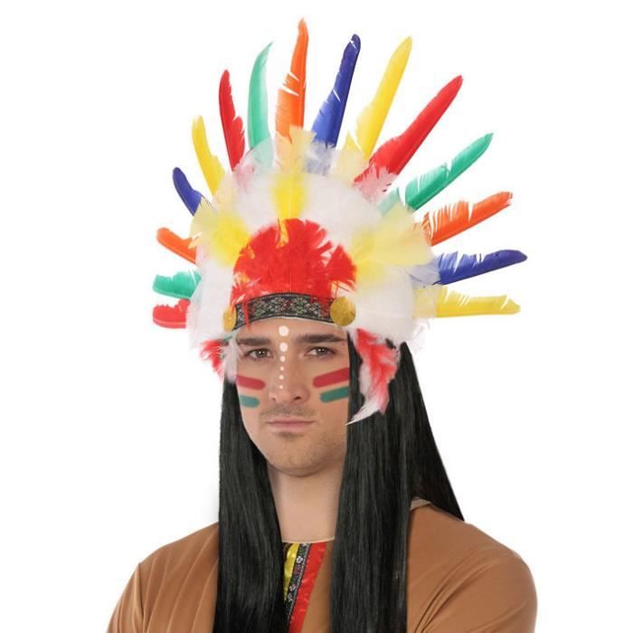 Coiffe d'indien adulte