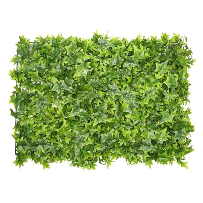 Cloture grillage,Panneau de haie de plantes artificielles,protection UV,tapis de gazon privé,panneau de vert -Type 40 x60cm -G