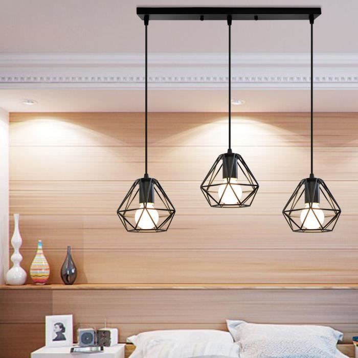 Lampe à Suspension Ibiza - Blanc - 35 x 35 x 95 cm