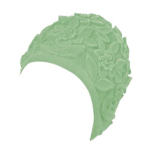 beco bonnet de bain ornement femme vert taille unique