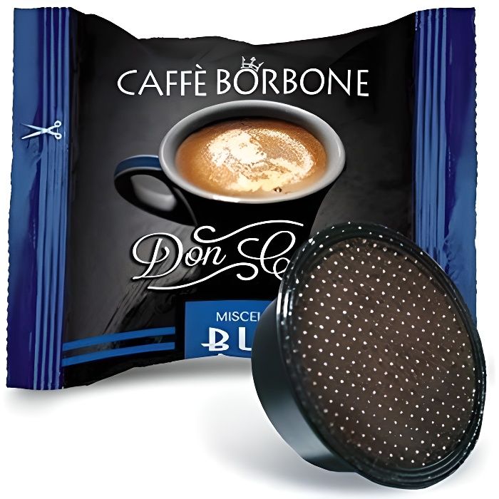 Caffè Borbone CAFFÈ BORBONE Don Carlo Miscela Blu 100 Dosettes Compatibles  Lavazza A Modo Mio 750 g - AMSBLU100NDONCARLO - Cdiscount Au quotidien