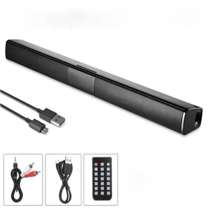 Enceinte filaire et sans fil Hautparleur Bluetooth Barre de son surround pour PC Theater TV