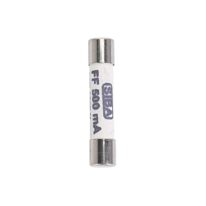 Fusible Cylindrique En Céramique 10x38 Mm Pour Multimètre – 1000 V / 10 A, Protection Contre Surcharge Et Court-circuit
