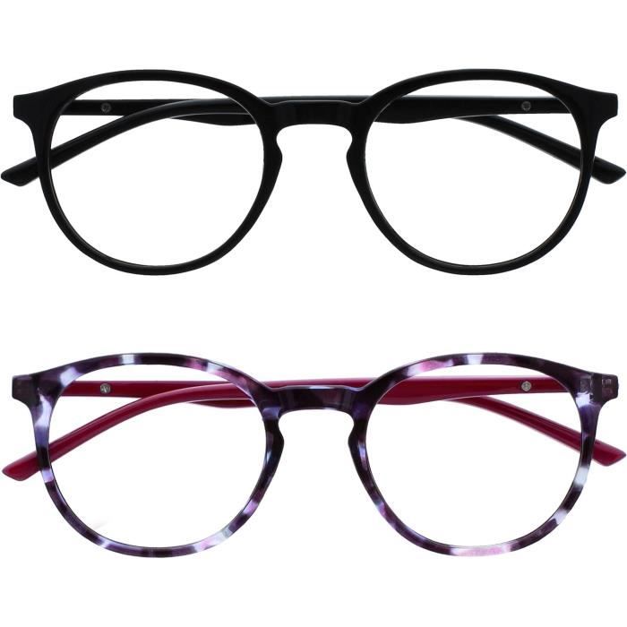 KoKoBin Lunettes De Lecture Anti Lumière Bleue Avec Charnière à Ressort - Modèle Carré HD Homme Et Femme