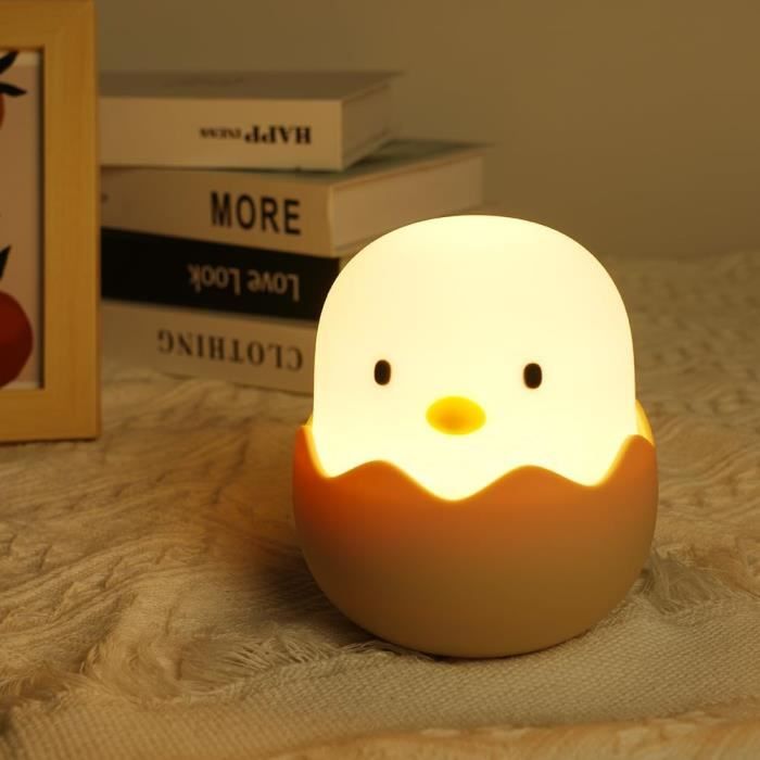 Veilleuse Enfant Capybara En Silicone - Tactile Et Dimmable - CPBR-01