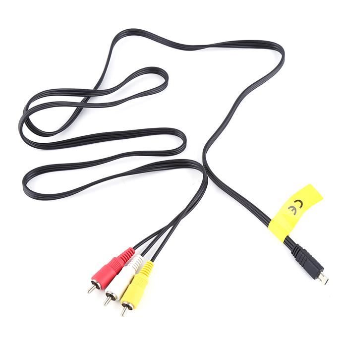 Câble A / V Câble de caméra Câble AV, Câble vidéo Câble de caméscope, Câble adaptateur AV pour