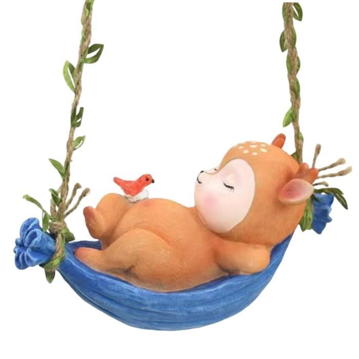 Statues D'animaux Mignons Figurines De Biche Et De Faon Mini