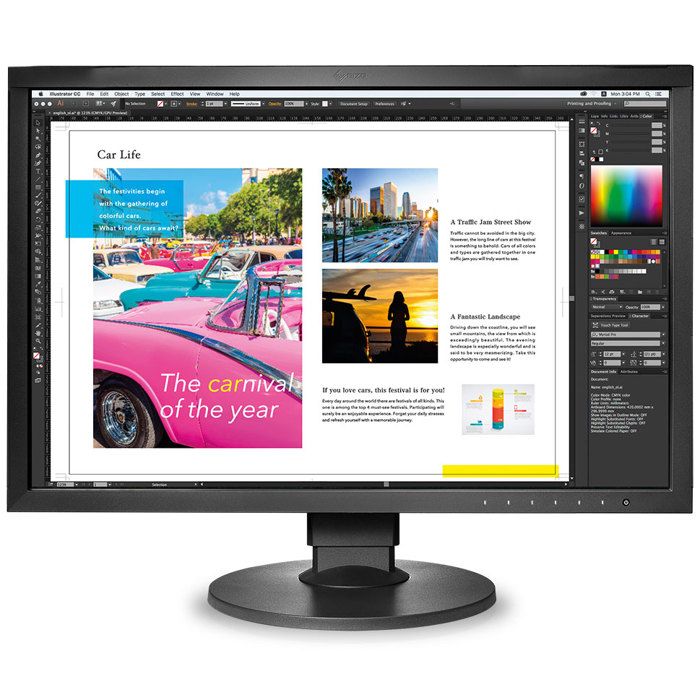 Ecran EIZO CG2420 – Noir – 24 – IPS – 1920 x 1200 – 1500:1 – 10ms