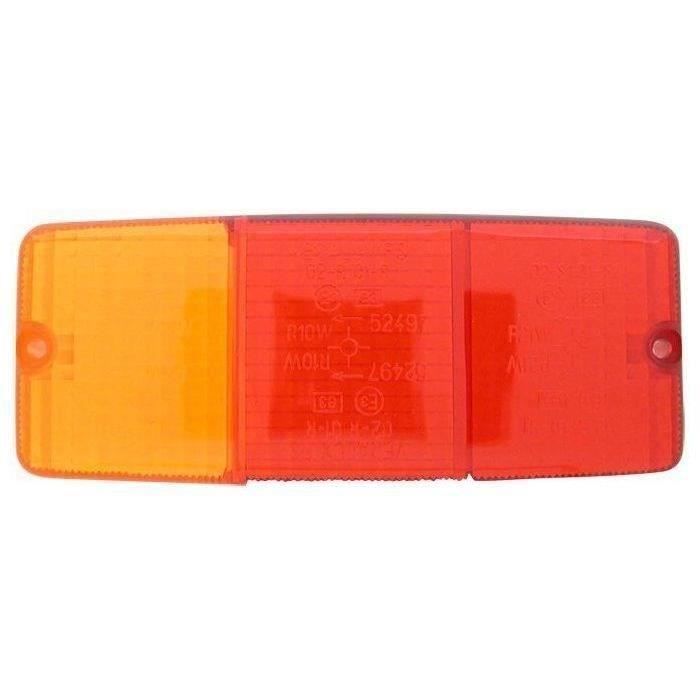 Verre de rechange pour feu arrière droit modèles 280-1838 et 280-1824