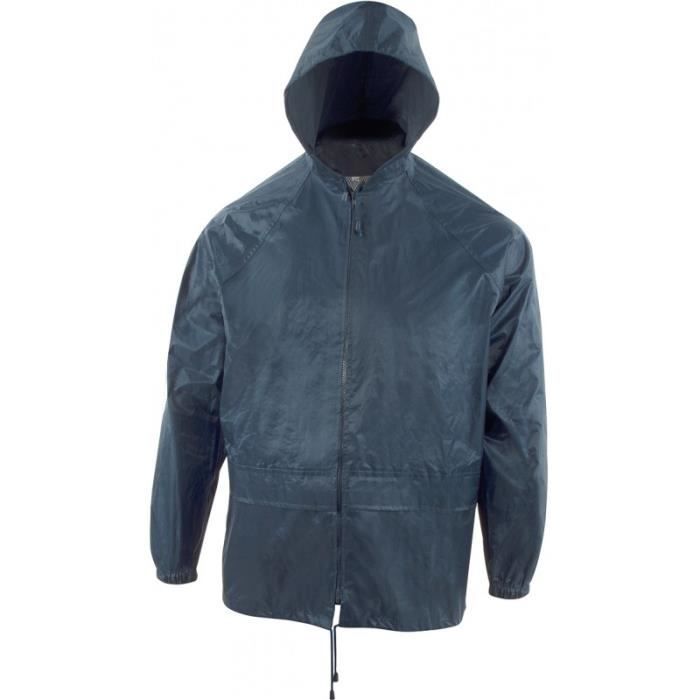 Veste De Pluie FootJoy FJ Dryjoy Homme Manches Courtes 1/2 Zip Bleu/noir Taille L