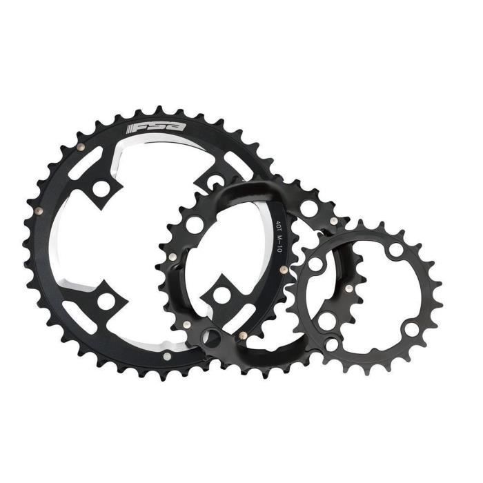 Plateaux MTB aluminium FSA Negro - noir - 104x42T