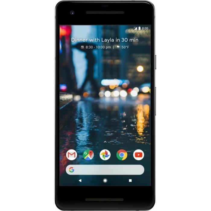 Google Pixel 2 64GB Noir SmartPhone débloqué
