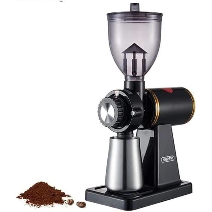 Cafetière portable 3 en 1 - HiBREW - H4 - 80 W - Intégrée moulin à café - Noir