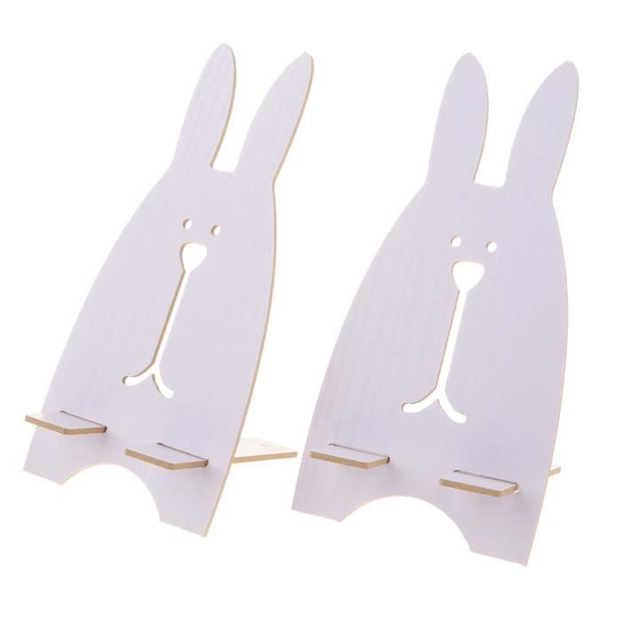 Support Telephone Cellulaire Lapin Dessin Mignon Monte En Bois Pour Telephone Blanc Cdiscount Telephonie