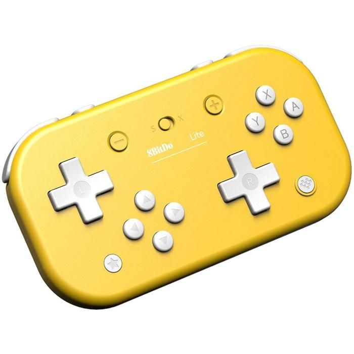 8BitDo Lite Jaune Manette Bluetooth pour Switch Lite Switch et Windows