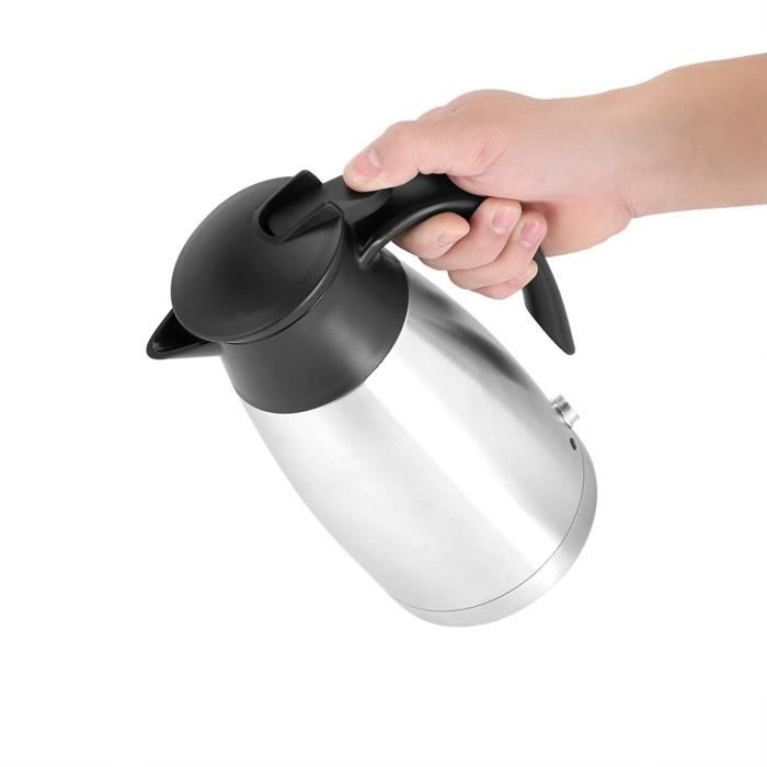 Fdit Coupe chauffe-eau Thé de café de bouilloire électrique de voiture  d'acier inoxydable de 750ML pour la tasse de chauffage de - Cdiscount  Electroménager