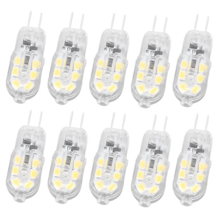 Keenso Ampoule LED G4 10pcs G4 Ampoule LED Luminosité Gradation Haute