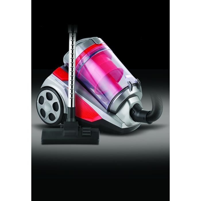 KLAISER Aspirateur Sans Sac - 2500W - Multi Cyclone Alligator Xtreme Force - Pure Air - Ultra Confort - Cordon Extra Long 7 Mètres