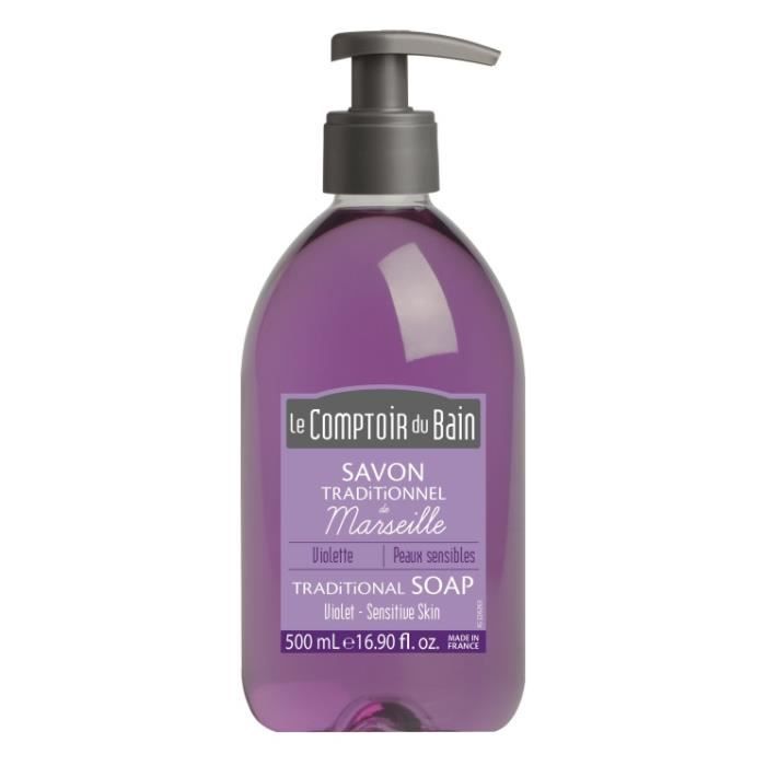 Lcb Savon De Marseille Liquide Violet 500ml Cdiscount Au Quotidien