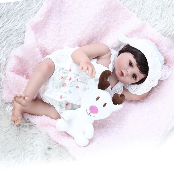 Poupée Bébé Reborn Réaliste Fiotha Avec 6 Tenues Et Accessoires - Cadeau Enfant