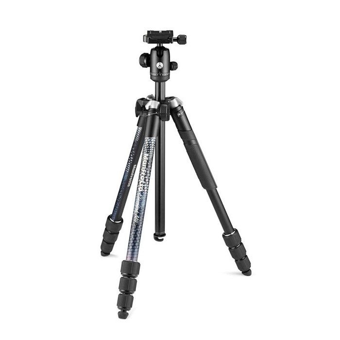 Manfrotto Element MII Aluminium Noir - Trépied de voyage en aluminium, charge maximale 8 kg, rotule ball aluminium ( Catégorie :