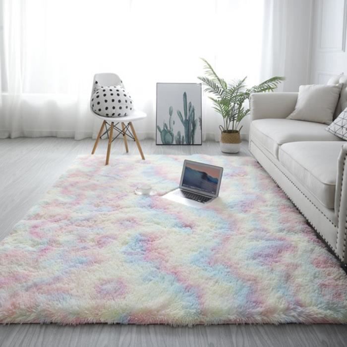 Hearda Tapis de Salon Poil Long Shaggy, Tapis Chambre Shaggy Moderne Moquette Salon Poil Long Moelleux Doux Lavable avec Fond Antidérapant pour Intérieur Chevet Canapé (Violet H,80x120cm Hearda Tapis de Salon Poil Long Shaggy, Tapis Chambre Shaggy Moderne Moquette Salon Poil Long Moelleux Doux Lavable avec Fond Antidérapant pour Intérieur Chevet Canapé (Violet H,80x120cm