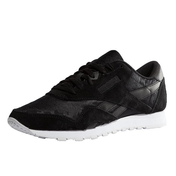 reebok nylon noir femme